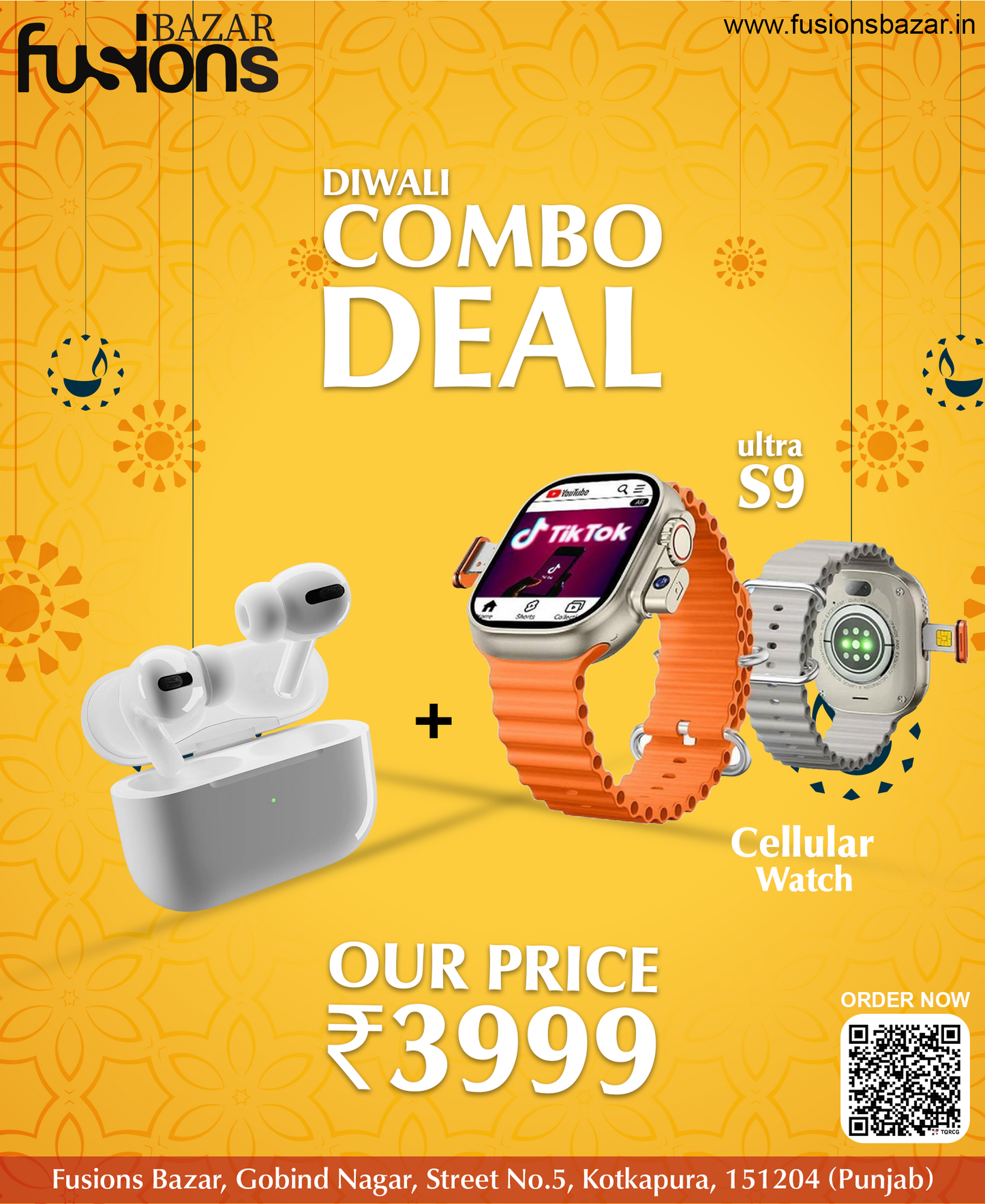 All-Day Bundle: AirPods Pro (2nd Gen) + S9 Ultra Cellular.