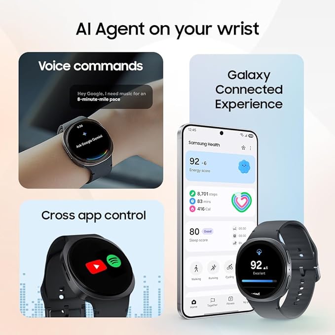 Samsung Galaxy Watch 8  With Samsung Logo | 7 Day Replacement