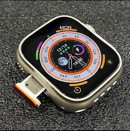 S8 Ultra Cellular Smartwatch – 4GB RAM, 64GB Storage | Free Extra Strap | Fast Delivery | 7-Day Return