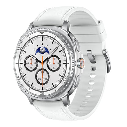 Samsung Galaxy Watch 8 Classic  (White Strap, Large)