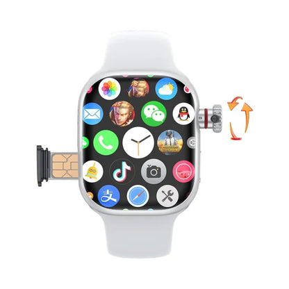 Cellular Premium Smartwatch, 2GB RAM, 16GB storage, rotating camera, AMOLED.