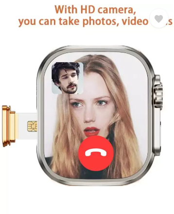 S9 Ultra Cellular Smartwatch – 4GB RAM, 64GB Storage, Dual Camera | Free Extra Strap | Fast Delivery | 7-Day Return