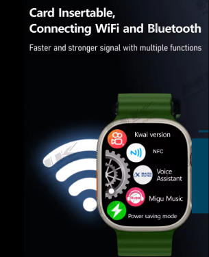 S8 Ultra Cellular Smartwatch – 4GB RAM, 64GB Storage | Free Extra Strap | Fast Delivery | 7-Day Return