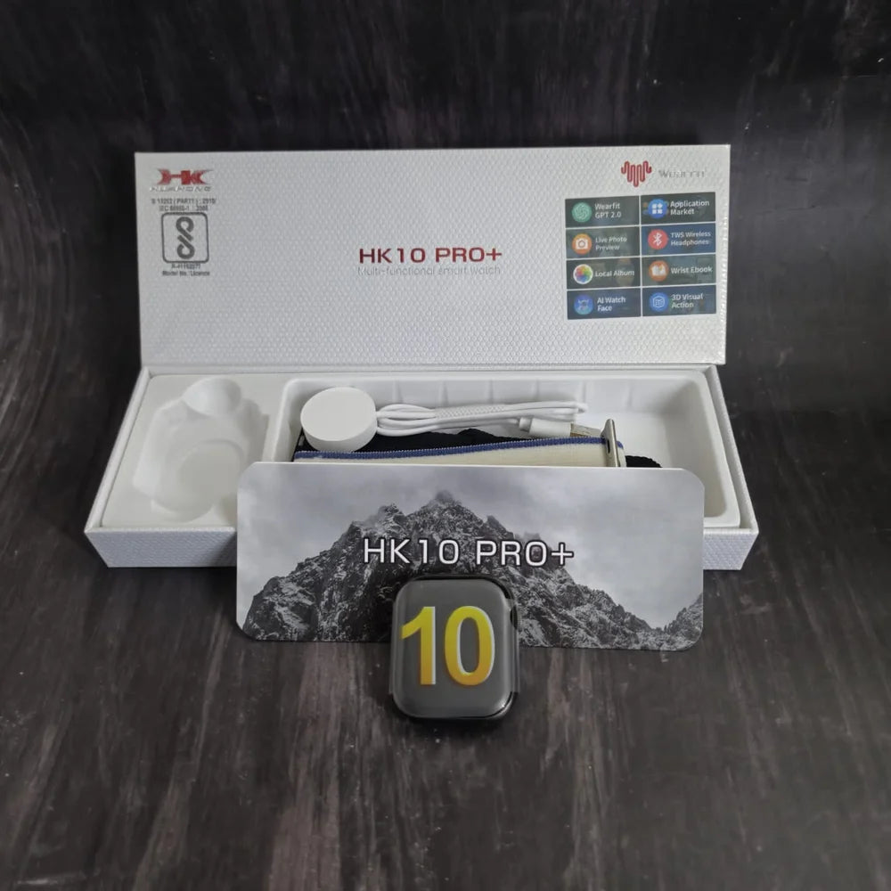 HK 10 Pro+ Smartwatch – 49mm | Wearfit Pro App | Free Extra Strap | Fast Delivery | 7-Day Return